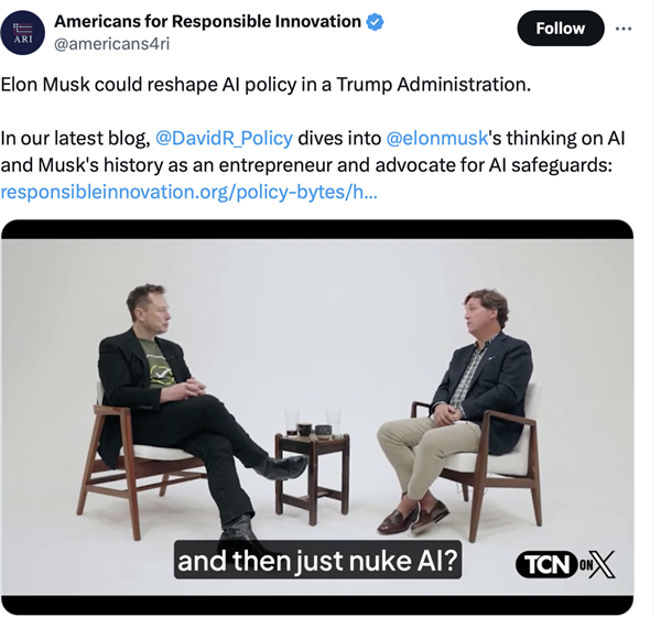 老虎機：川普赢了 马斯克能当上AI部部长吗